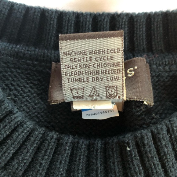 Dockers Men's Black, Tan with Argyle Print Sweater Size XL - Picture 7 of 7